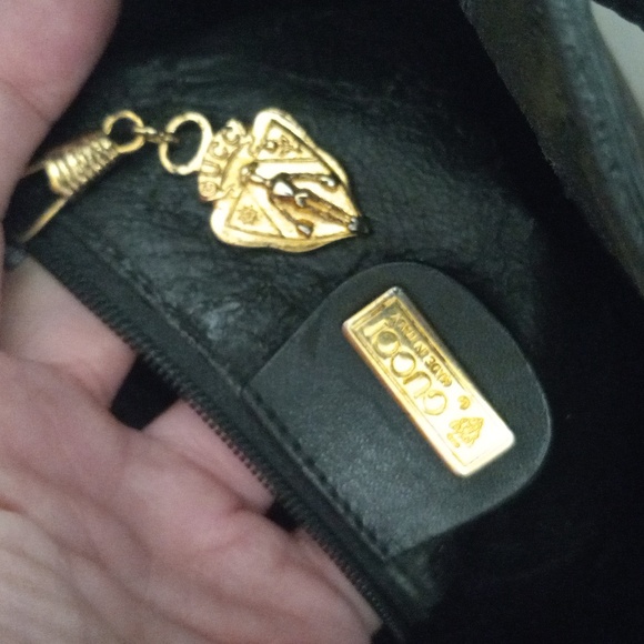 Authentic Vintage Gucci GG Monogram Micro Guccissima Web Drawstring Bucket Bag - Picture 8 of 9